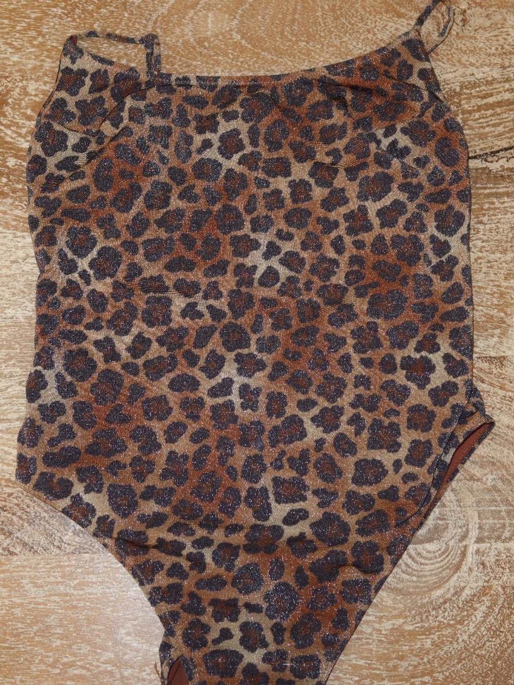 Girls Leopard One Piece Swimsuit Size 10/12 Saint Barth MC2 Brand
